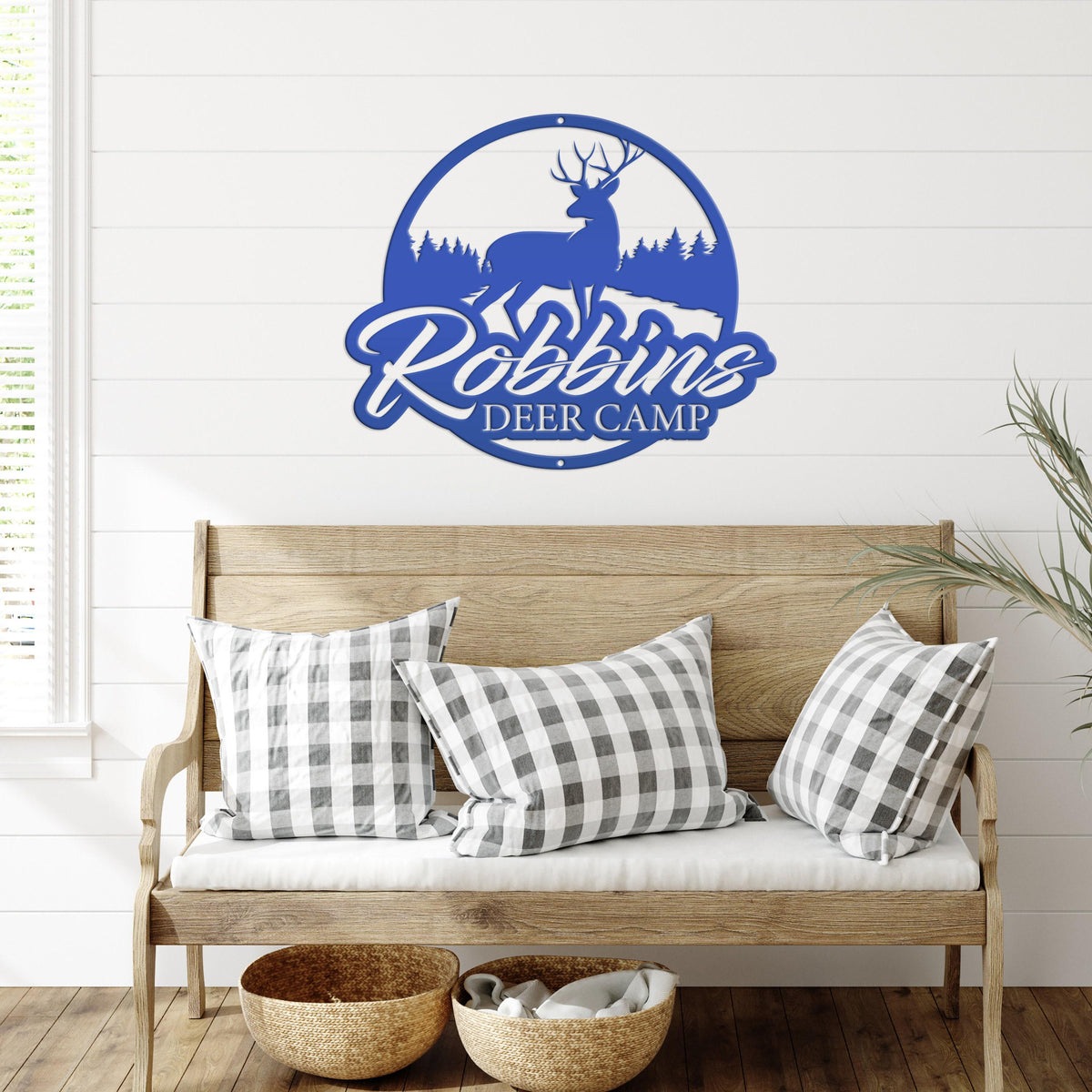 Personalized Deer Metal Sign - Hunting Sign