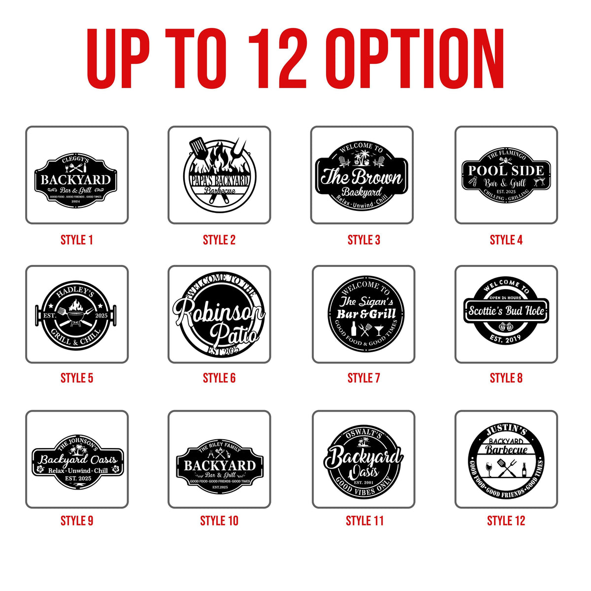 Personalized Backyard Pool Metal Sign LED Lights, Backyard Patio Decor Outdoor Wall Decor, Pool Signs for Outdoor, Custom Backyard Sign