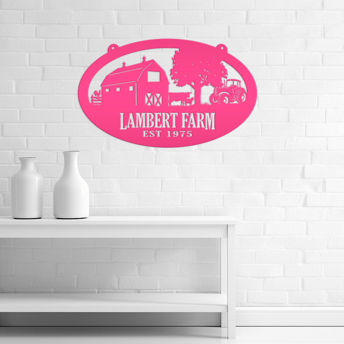 Farm Sign Family Name Metal Sign | Personalized Ranch Panel | Outdoor Address Plaque | Rustic Home Decor | Homestead Gift | Century Farm
