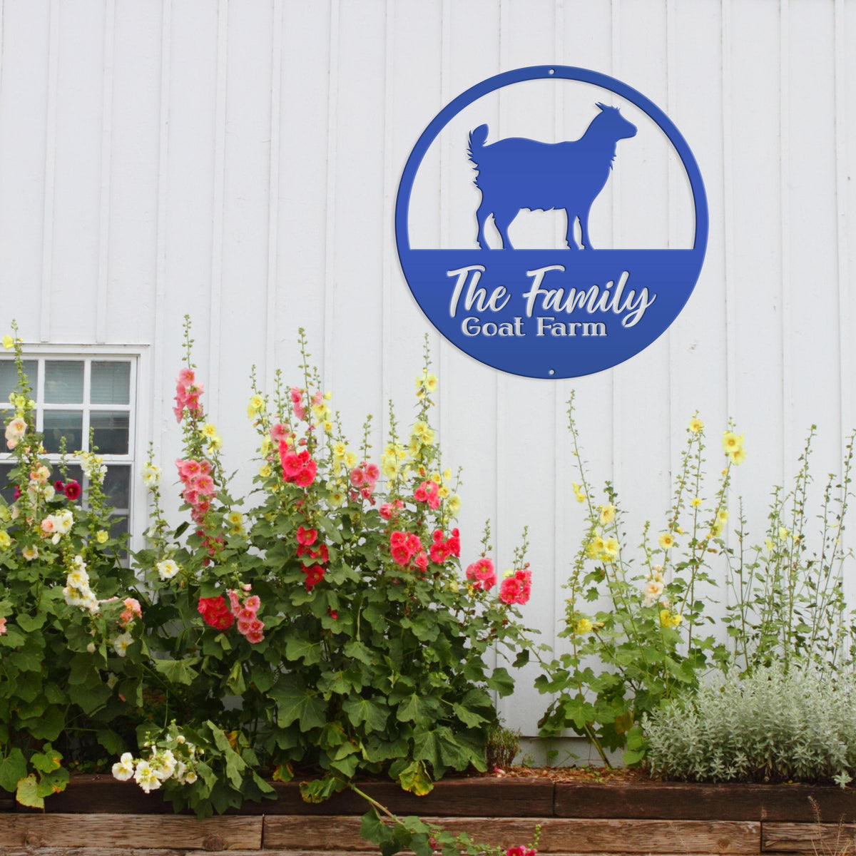 Goat Metal Art Sign - Customizable Farm Decor