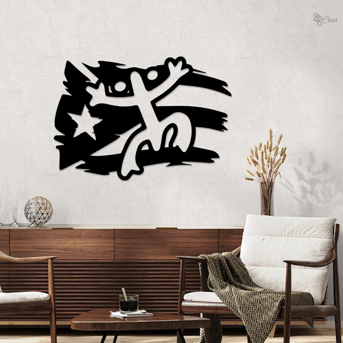 Personalized Puerto Rico Flag Metal Wall Art LED Light, Custom Puerto Rico Lover Name Sign, Born in Puerto Rico Sign, Puerto Rico Decoration