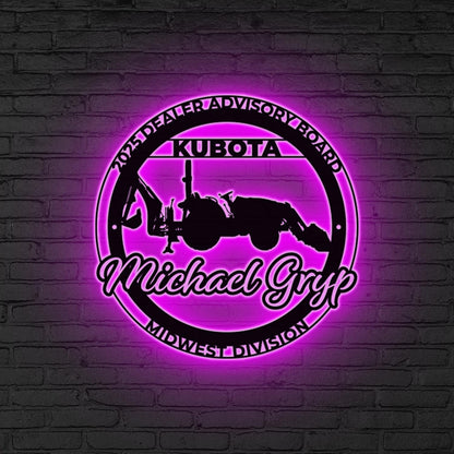 Custom Metal Sign LED Lights Your Custom Text Metal Sign Your Logo Here Sign Metal Sign Custom Business Sign Design Sign Business Logo Sign