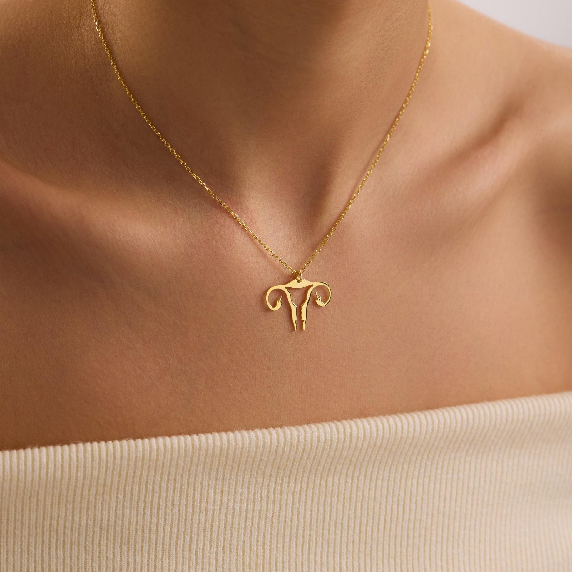 14K Gold Lesbian Necklace, Custom Minimalist Pride Jewelry, Transgender Gift for her, Christmas Gift, Lesbian Gift, Bisexual Necklace