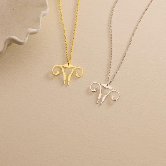 14K Gold Lesbian Necklace, Custom Minimalist Pride Jewelry, Transgender Gift for her, Christmas Gift, Lesbian Gift, Bisexual Necklace