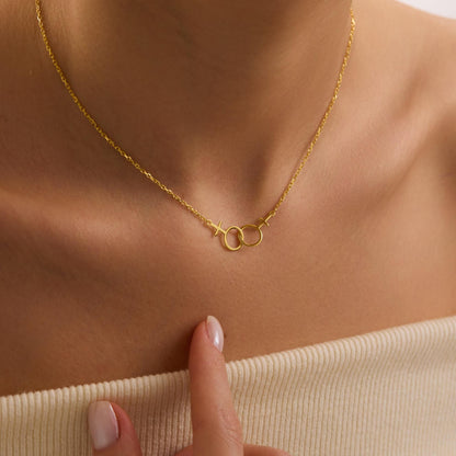 Custom Lesbian Necklace, Double Venus Necklace, LGBT Jewelry, Pride Jewelry, Transgender Gift for her, Gift for Girlfriend, Christmas Gift