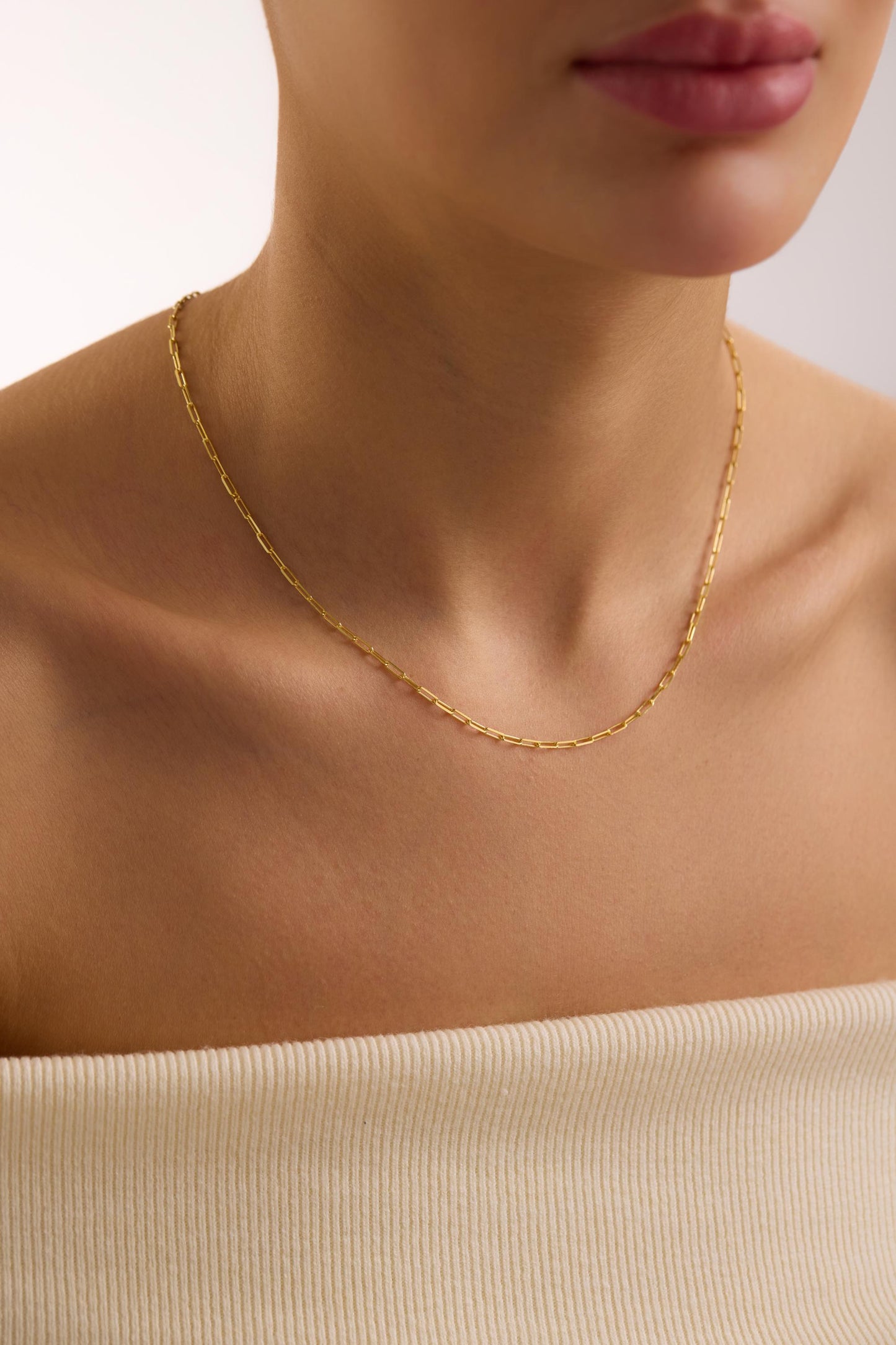 Gold Plated Dainty Chain Necklace, Tiny Chain Collection, Chain Collection, Mothers Day Gift, Chain for Kids, Christmas Gift, Mom Necklace