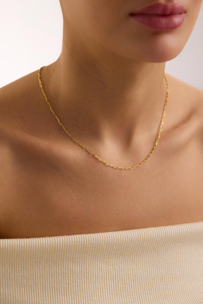 Gold Plated Dainty Chain Necklace, Tiny Chain Collection, Chain Collection, Mothers Day Gift, Chain for Kids, Christmas Gift, Mom Necklace