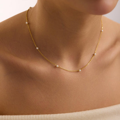 Gold Plated Dainty Chain Necklace, Tiny Chain Collection, Chain Collection, Mothers Day Gift, Chain for Kids, Christmas Gift, Mom Necklace