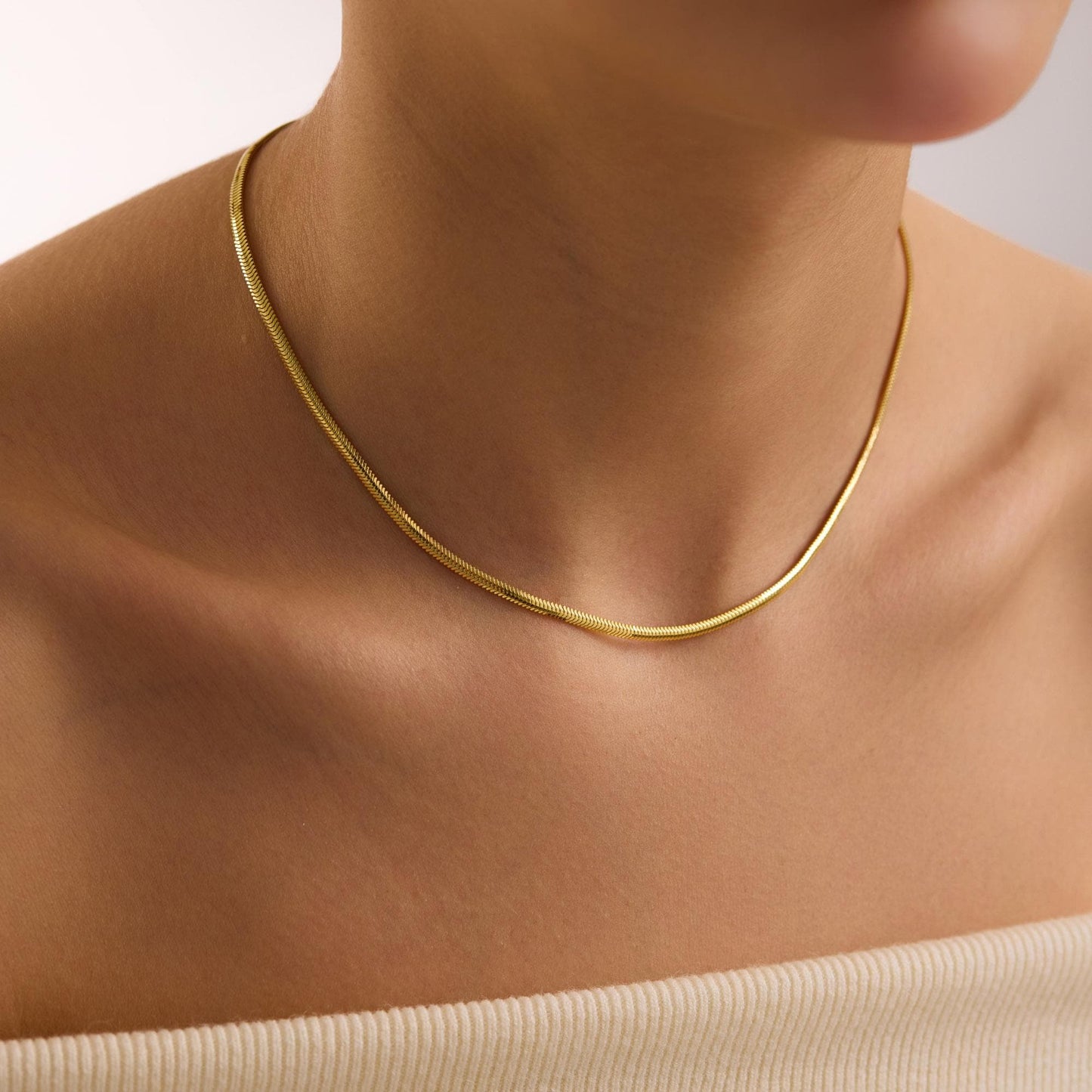 Gold Plated Dainty Chain Necklace, Tiny Chain Collection, Chain Collection, Mothers Day Gift, Chain for Kids, Christmas Gift, Mom Necklace