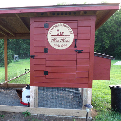 Chicken coup sign, Custom Outdoor Metal Sign for a Chicken run!