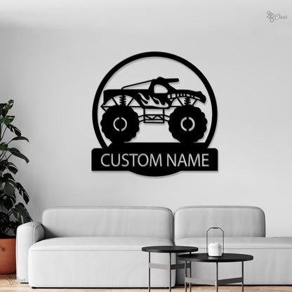 Custom Name UTV Metal Sign with Led Lights, Personalized Off-Road Adventure Sign, Side by Side LED Wall Art, Mountain UTV Sign,Quad Bike Art
