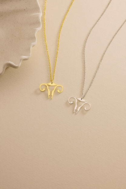 14K Gold Lesbian Necklace, Custom Minimalist Pride Jewelry, Transgender Gift for her, Christmas Gift, Lesbian Gift, Bisexual Necklace