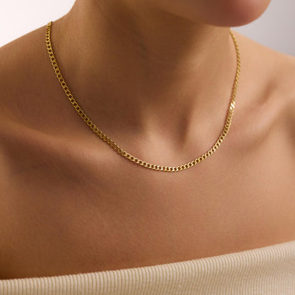 Gold Plated Dainty Chain Necklace, Tiny Chain Collection, Chain Collection, Mothers Day Gift, Chain for Kids, Christmas Gift, Mom Necklace