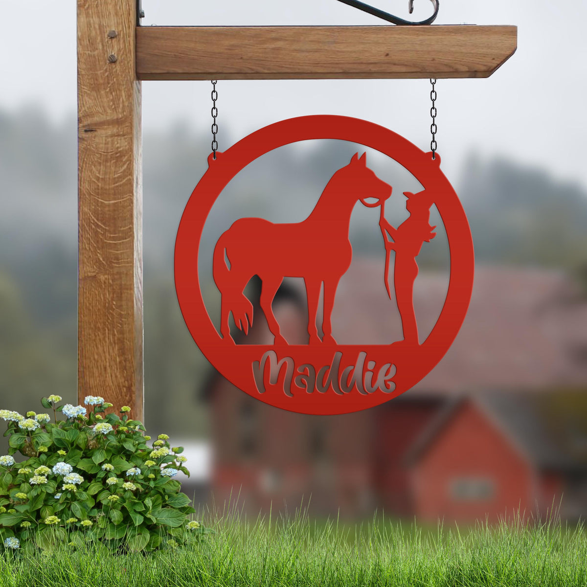 Horse Stall Name Plate, Custom Equestrian Themed Bedroom Decoration, Barrel Race Award, Gift for Horse Owner, Personalized Rider Plaque
