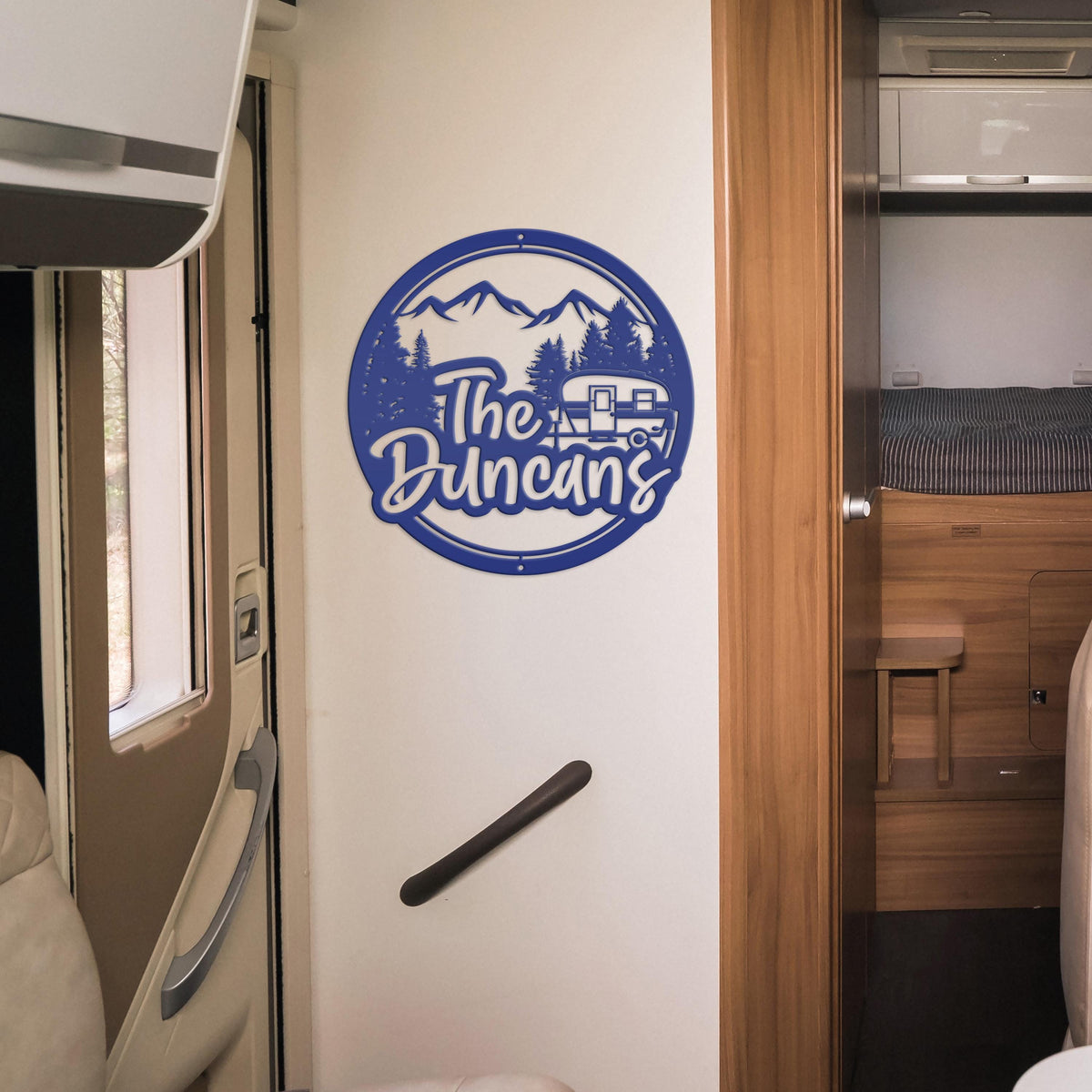 Custom Camper Sign-Family Camping Sign