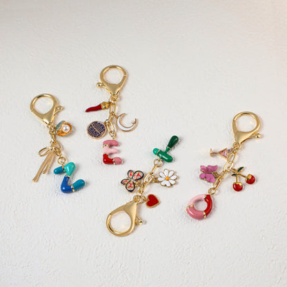 Personalized pendant keychains, epoxy resin letter pendant keychains, bag charms, personalized keychains, car keychains, birthday gifts
