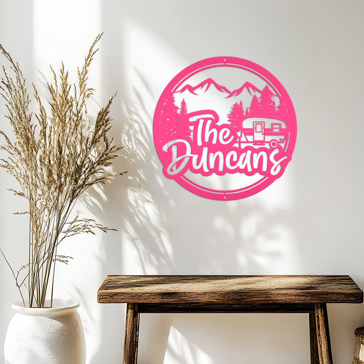 Custom Camper Sign-Family Camping Sign