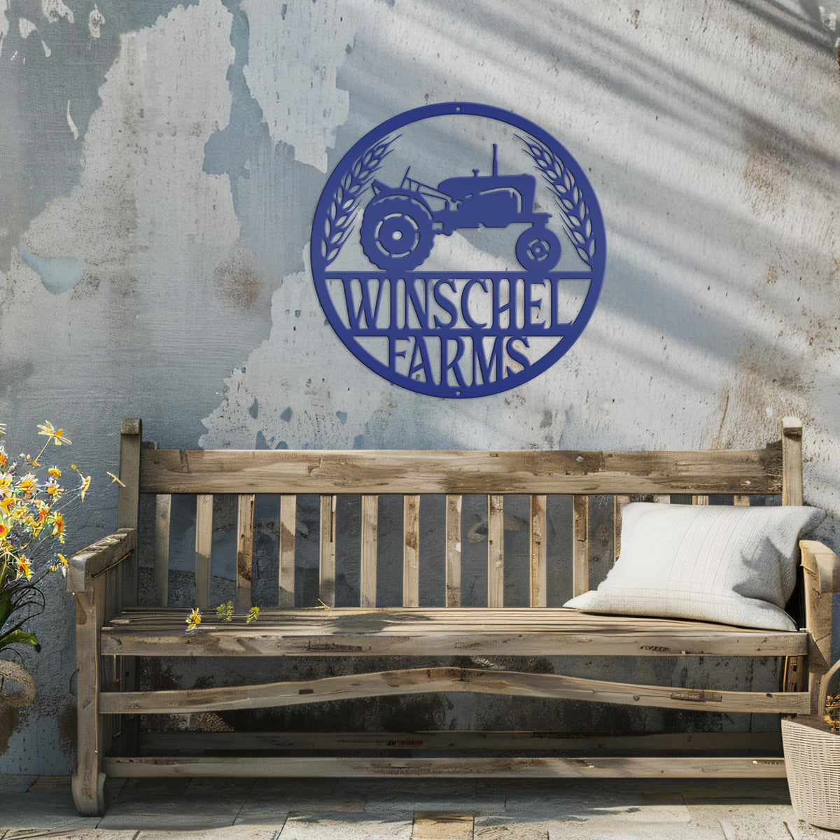 Personalized Tractor & Farm Sign