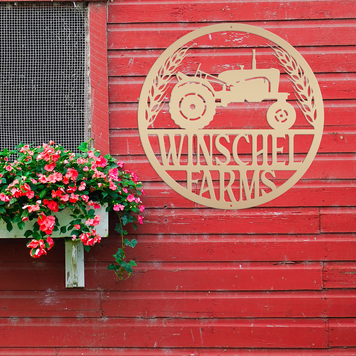 Personalized Tractor & Farm Sign