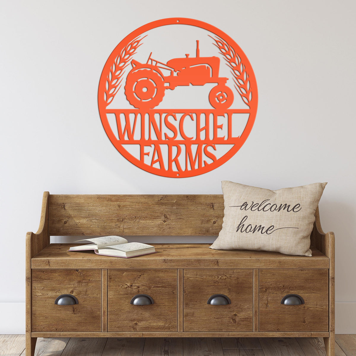 Personalized Tractor & Farm Sign
