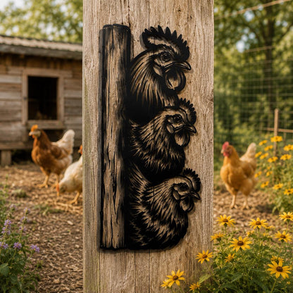 Farm Animal Metal Wall Art, Duck Horse Goat and Cow Decor for Barn, Porch or Country Home