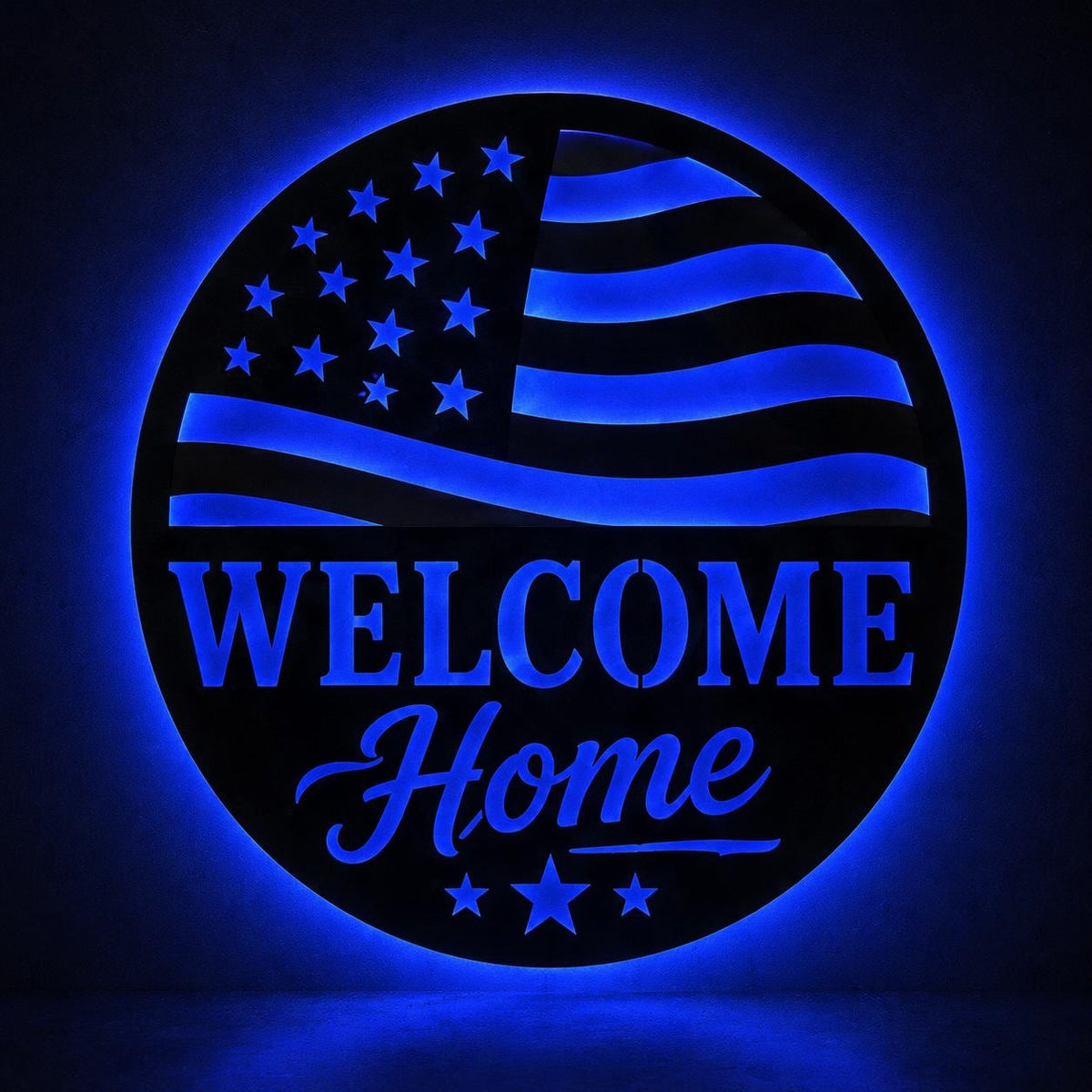 Personalized Metal LED Sign, Custom Wall Decor With Vibrant Glow, Housewarming Gift For Any Room