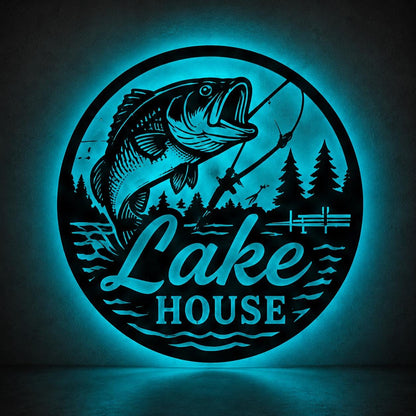 Personalized Metal LED Sign, Custom Wall Decor With Vibrant Glow, Housewarming Gift For Any Room