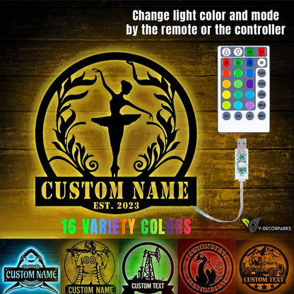 Personalized Hockey Wall Light, Custom Jersey Name and Number Sign, LED Sports Room Decor, Hockey Player Gift